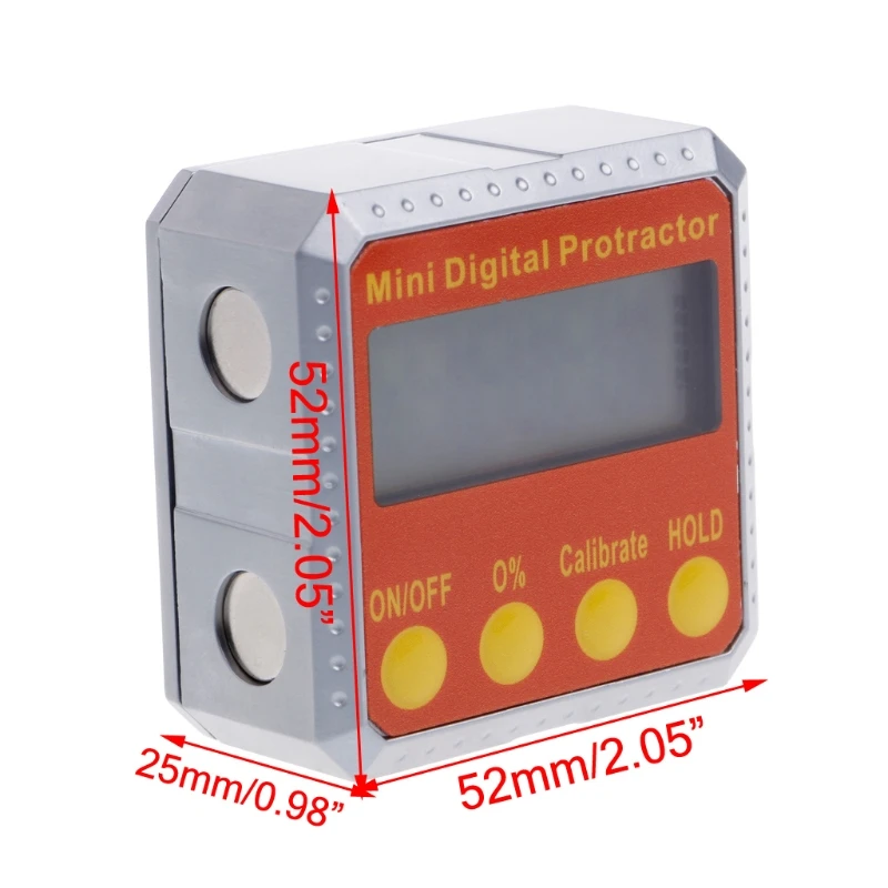 

360 Digital Protractor Inclinometer Electronic Level Box Magnetic Angle Gauge