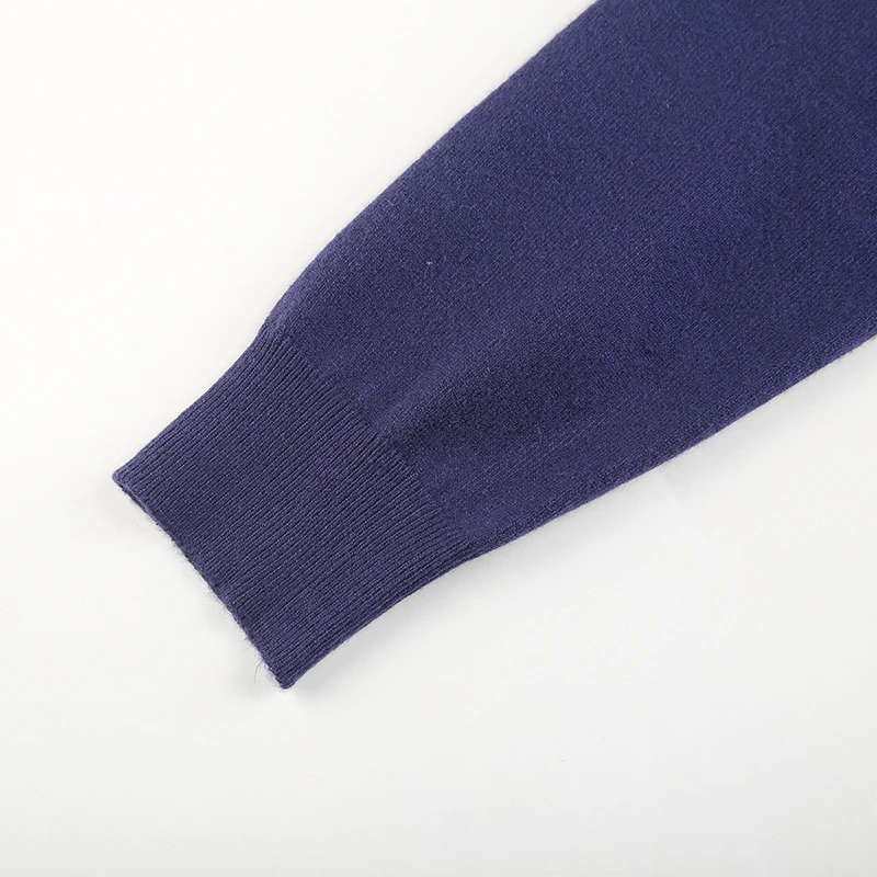 HDY Haoduoyi новый осенний женский однотонный джемпер с длинным рукавом вязаный