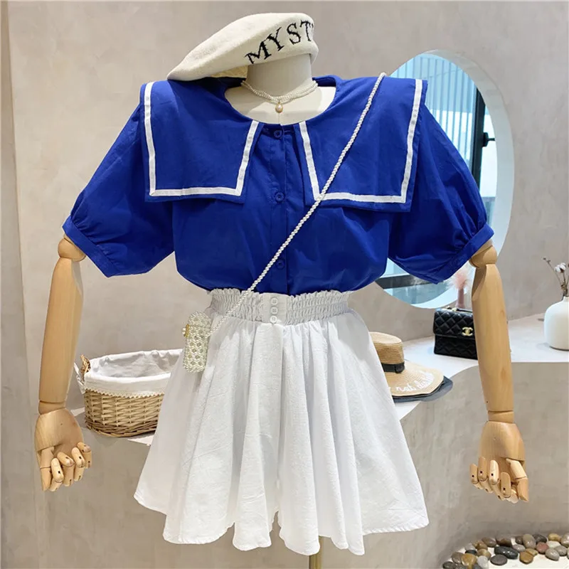 

Niche Design New Women's Clothing Summer 2021 Fashion Versatile Sweet Elastic Waist Slim And Pleated Shorts Pants