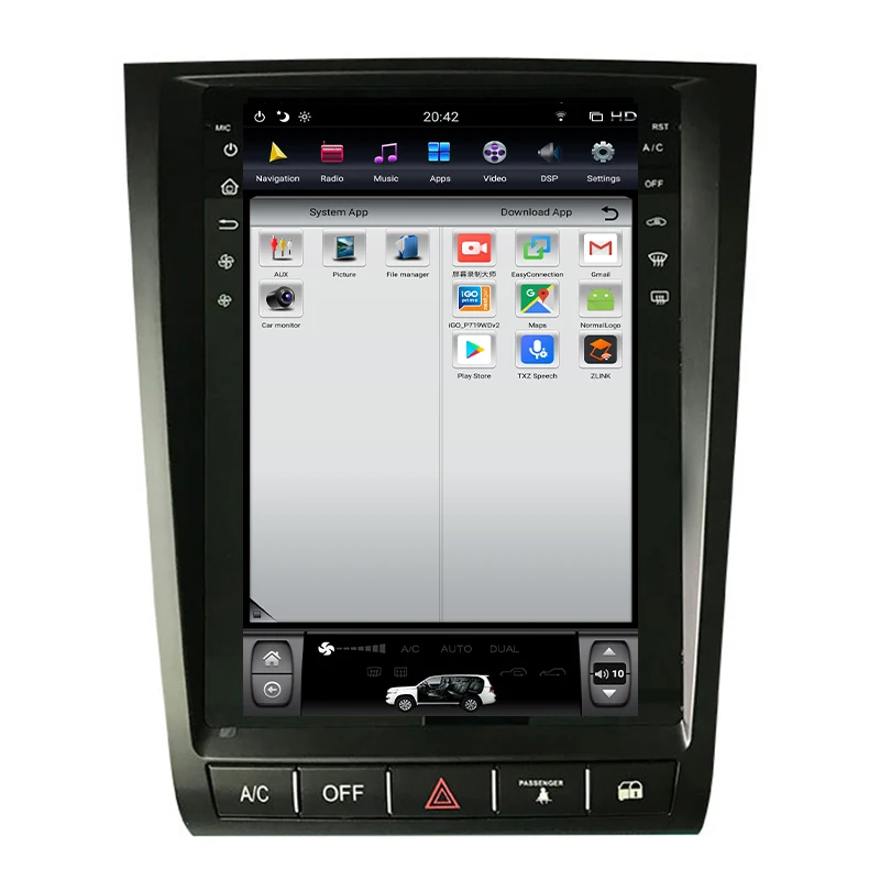 Aoonav Tesla style Android 9.0 Car GPS car DVD Player for-lexus gs 450h hybrid 2008 radio autostereo | Автомобили и мотоциклы