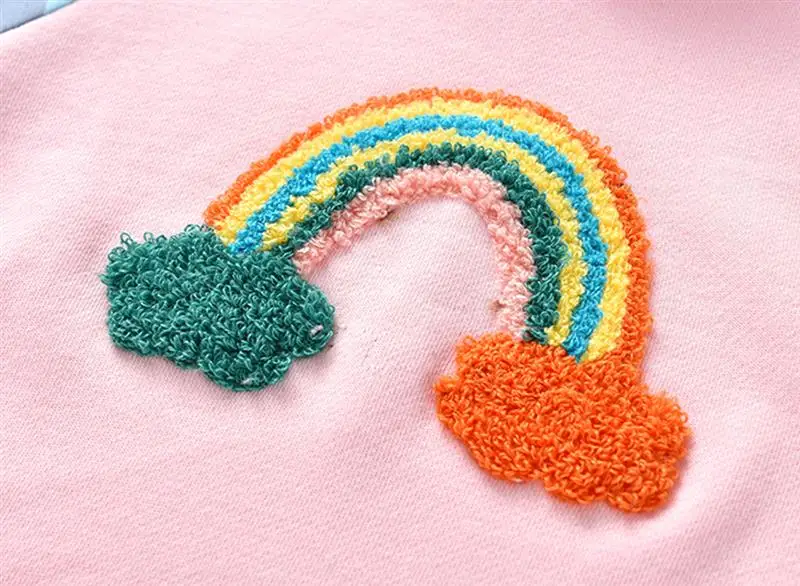 От 1 до 5 лет свитшоты для девочек толстовки с капюшоном маленьких Полосатое