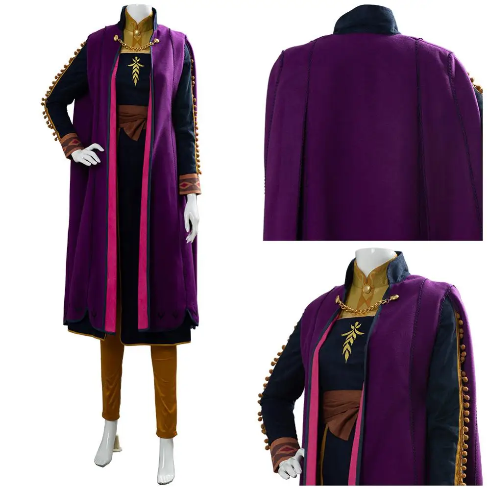 Костюм принцессы Приключения для косплея Анны и Эльзы костюм платье наряд на