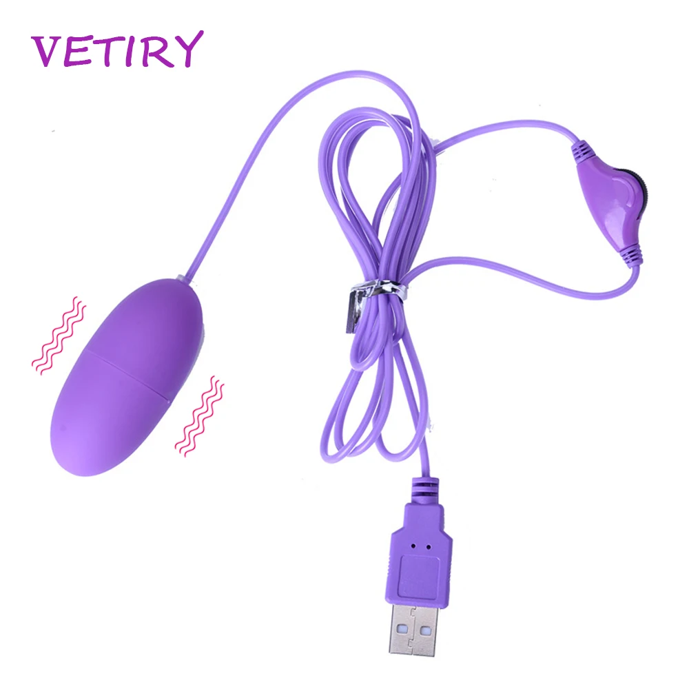 Вибратор VETIRY с USB секс игрушки мощное вибрирующее яйцо Вагинальные Игрушки для