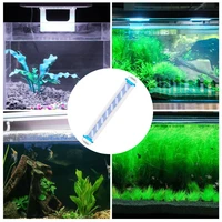 90 260v led waterproof bright lamp fish tank lighting grow aquatic plant landscaping ecological clip blue white light