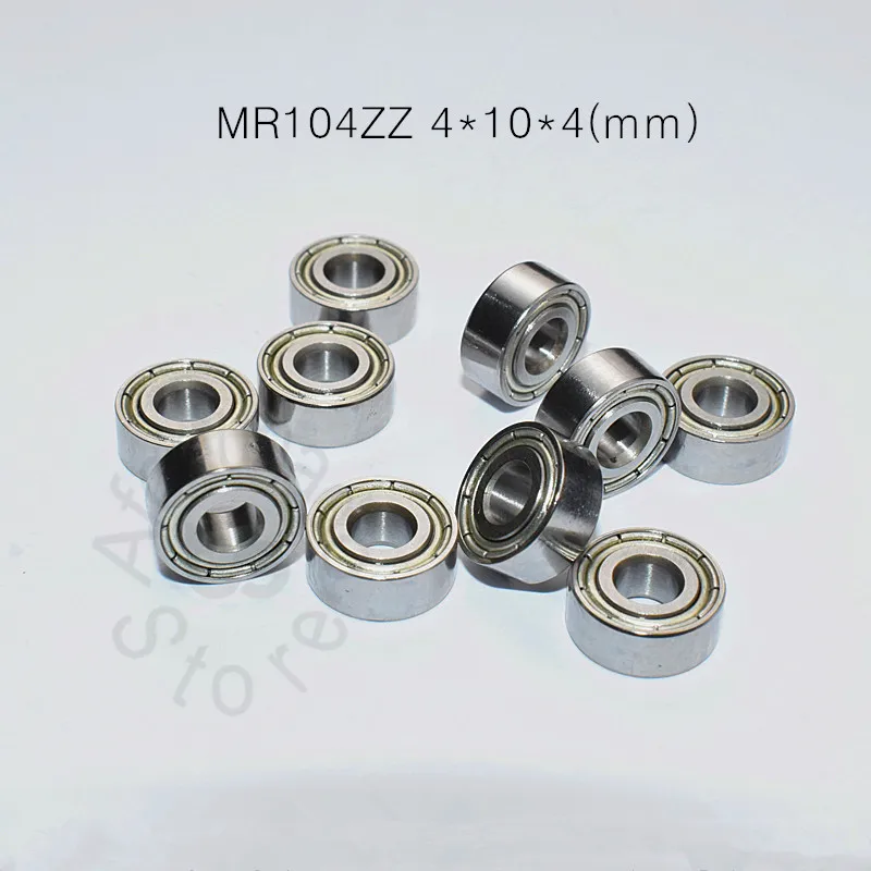 MR104ZZ 4*10*4 (мм) бесплатная доставка подшипник с металлическим уплотнением 10 шт.