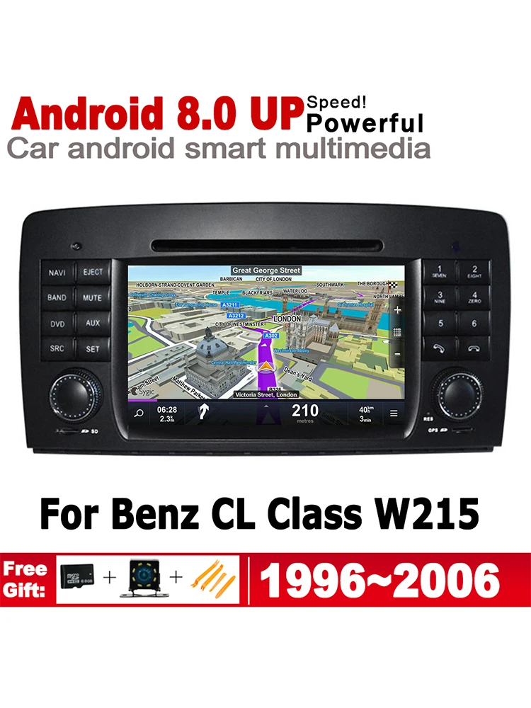 Автомобильный DVD GPS для Mercedes Benz CL Class W215 1996-2006 NTG навигация Мультимедиа плеер стерео