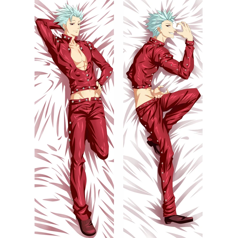 Seven Deadly Sins Fujoshi Nanatsu no Taizai BL Мужская Аниме-наволочки Обнимание тела дакимакура