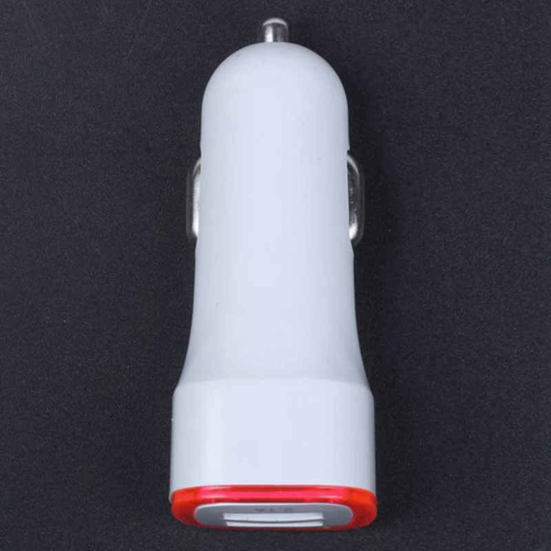 Зарядное устройство для телефона 2.1 светодиодный USB двойной порт горячий адаптер