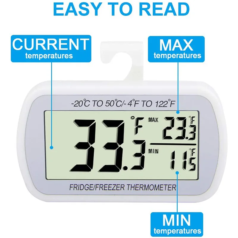Термометр для холодильника цифровой термометр морозильной камеры большой