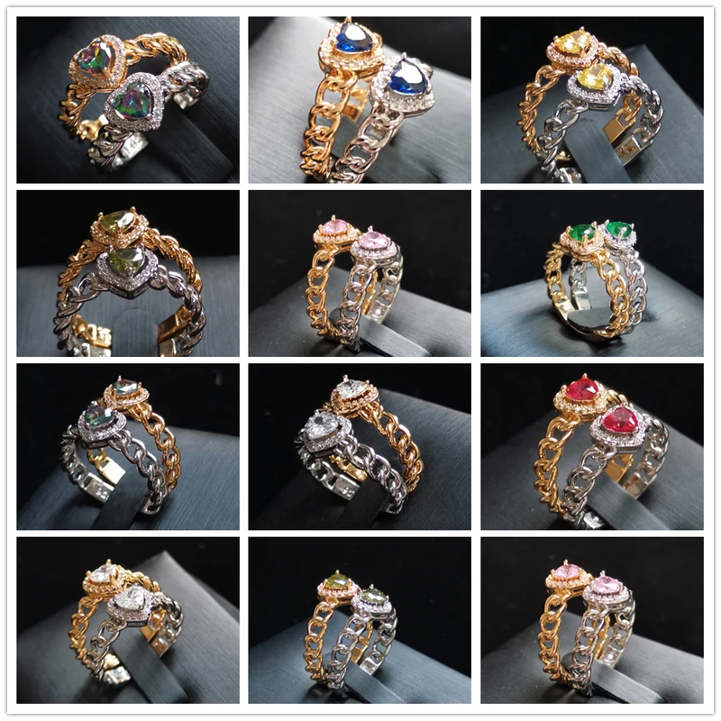 Женское Обручальное кольцо с цирконом серебристого цвета | Украшения и