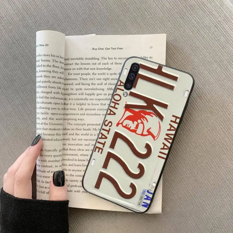 

New York plate number Phone Case For Samsung galaxy S 7 8 9 10 20 edge A 6 10 20 30 50 51 70 note 10 plus