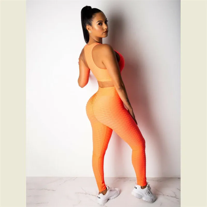 Женские Бесшовные Леггинсы и бюстгальтер на бретельках|Комплекты для йоги| |