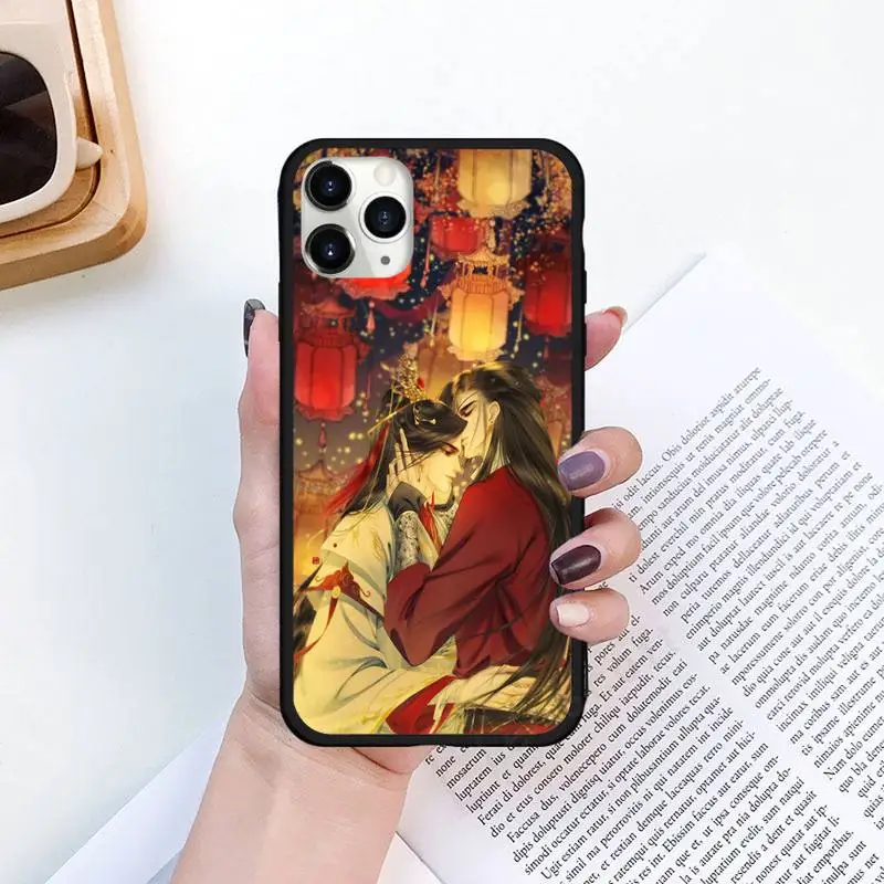 

Tian Guan Ci Fu anime Phone Cases for iPhone 11 12 pro XS MAX 8 7 6 6S Plus X 5S SE 2020 XR Luxury brand shell funda coque