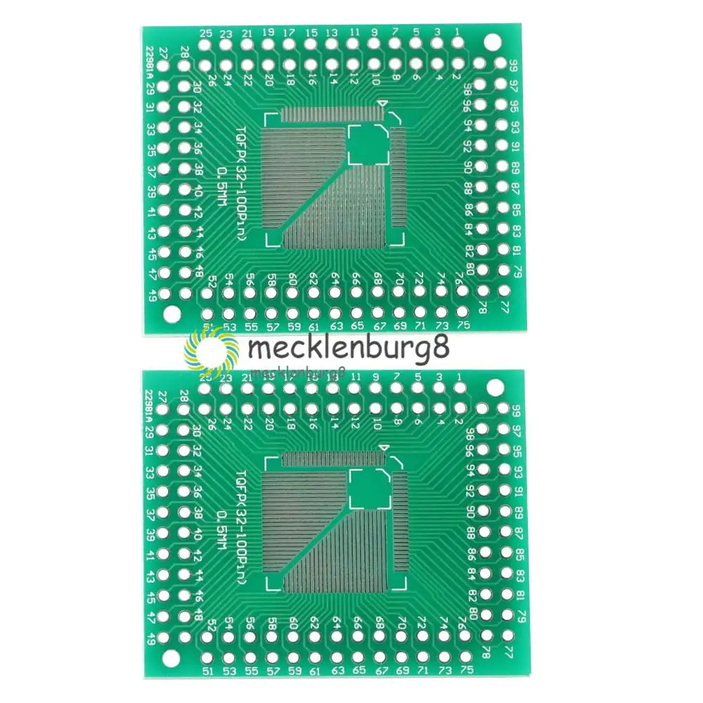 5 шт. Новый QFP TQFP LQFP FQFP 32 44 64 80 100 LQF SMD Поворотный адаптер DIP плата PCB преобразователь