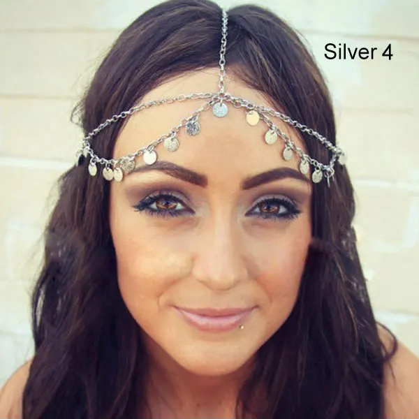 Bohemian Hair Jewelry Party Wedding Vantage Crown Metal Tassel Women Head Chain Headband Headpiece DL | Красота и здоровье