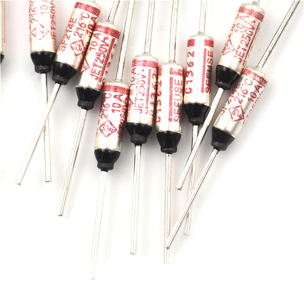 5/10/15Pcs SF214E SEFUSE Cutoffs for Thermal Fuse 216 C Degree 10A 250V Celsius Circuit Cut Off | Обустройство дома