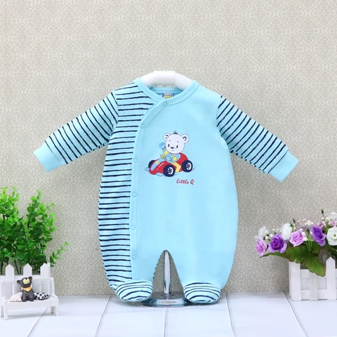 Демисезонная одежда для новорожденных из чистого хлопка Little Q - изображение