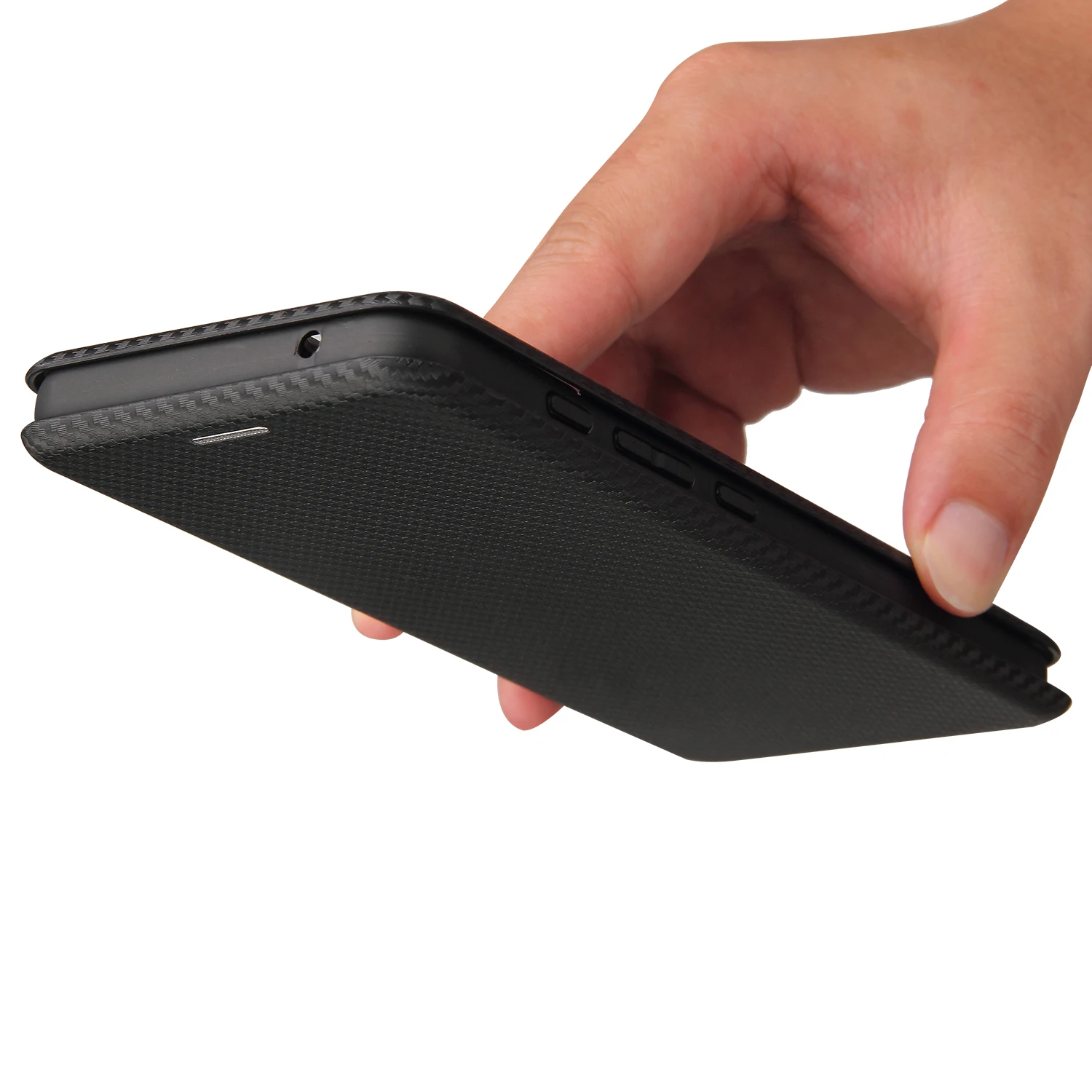 

2021 Flip Carbon Fiber Skin Case for Motorola Moto G50 6.5'' Leather Wallet Book Full Cover For moto G50 G 50 Shockproof Fundas