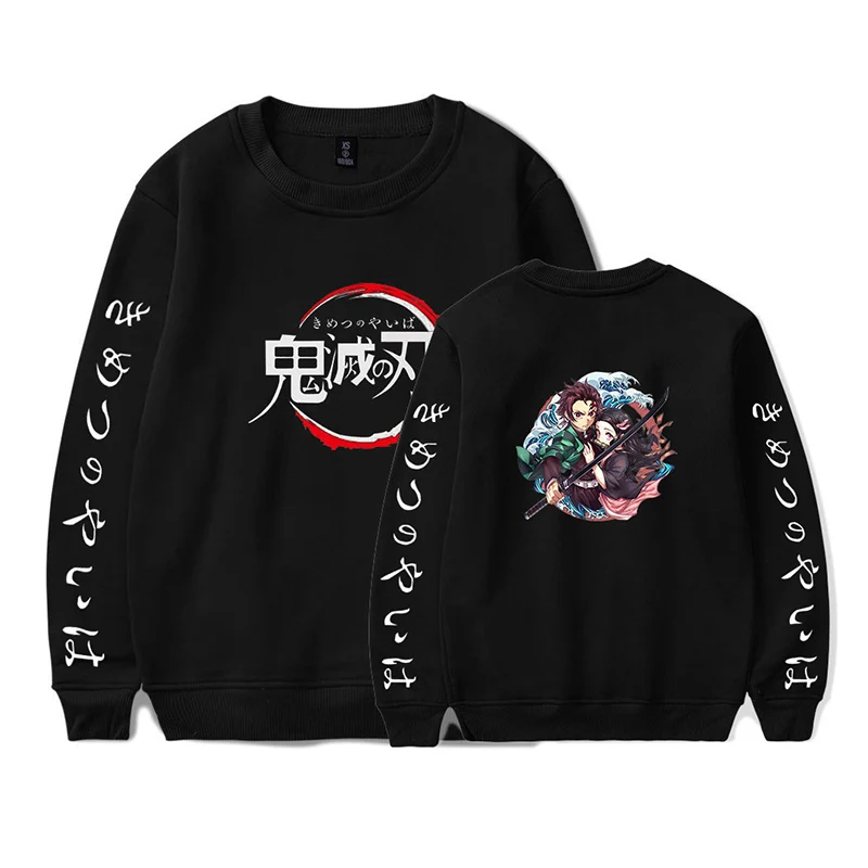 Demon Slayer: Kimetsu no Yaiba Sweatshirt anime Sweaters and Pullovers unisex o neck Hoodies casual Sweater Blouse Shirts | Тематическая