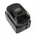 Адаптер для аккумулятора Mt20Dl для Makita 18 в, Bl1830, Bl1860, Bl1815, литий-ионный аккумулятор для Dewalt 18 в, 20 в, Dcb200, литий-ионный аккумулятор, настенный светильник