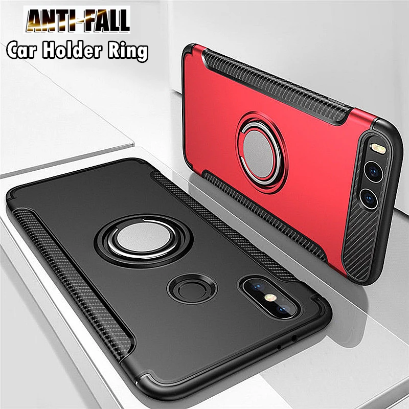 Anti Shock Case For Honor 10i 8X 20 10 9 8 Lite 20S 7X View 20 10 30 Pro Magnet Ring Case Cover For Huawei P40 P30 P20 Lite Pro