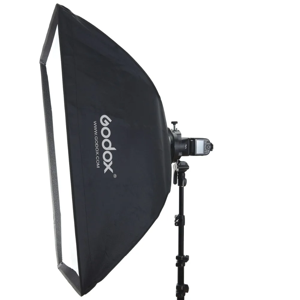 Godox S2 Speedlite Flash Holder Bracket+ Softbox with Bowens Mount for Canon Nikin Godox V1 TT685 V860II AD200 AD400PRO Flash