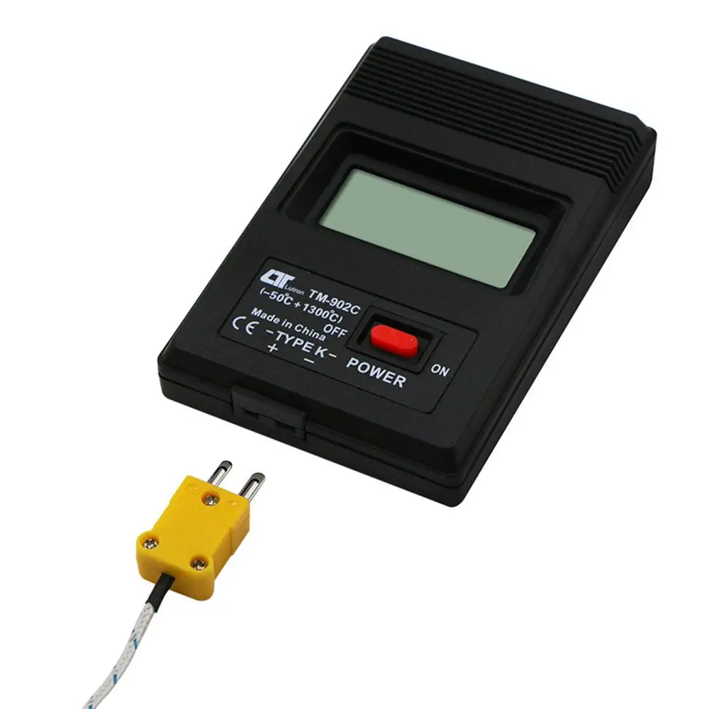 Цифровой термометр-тестер K-Type измеритель температуры датчик термопары
