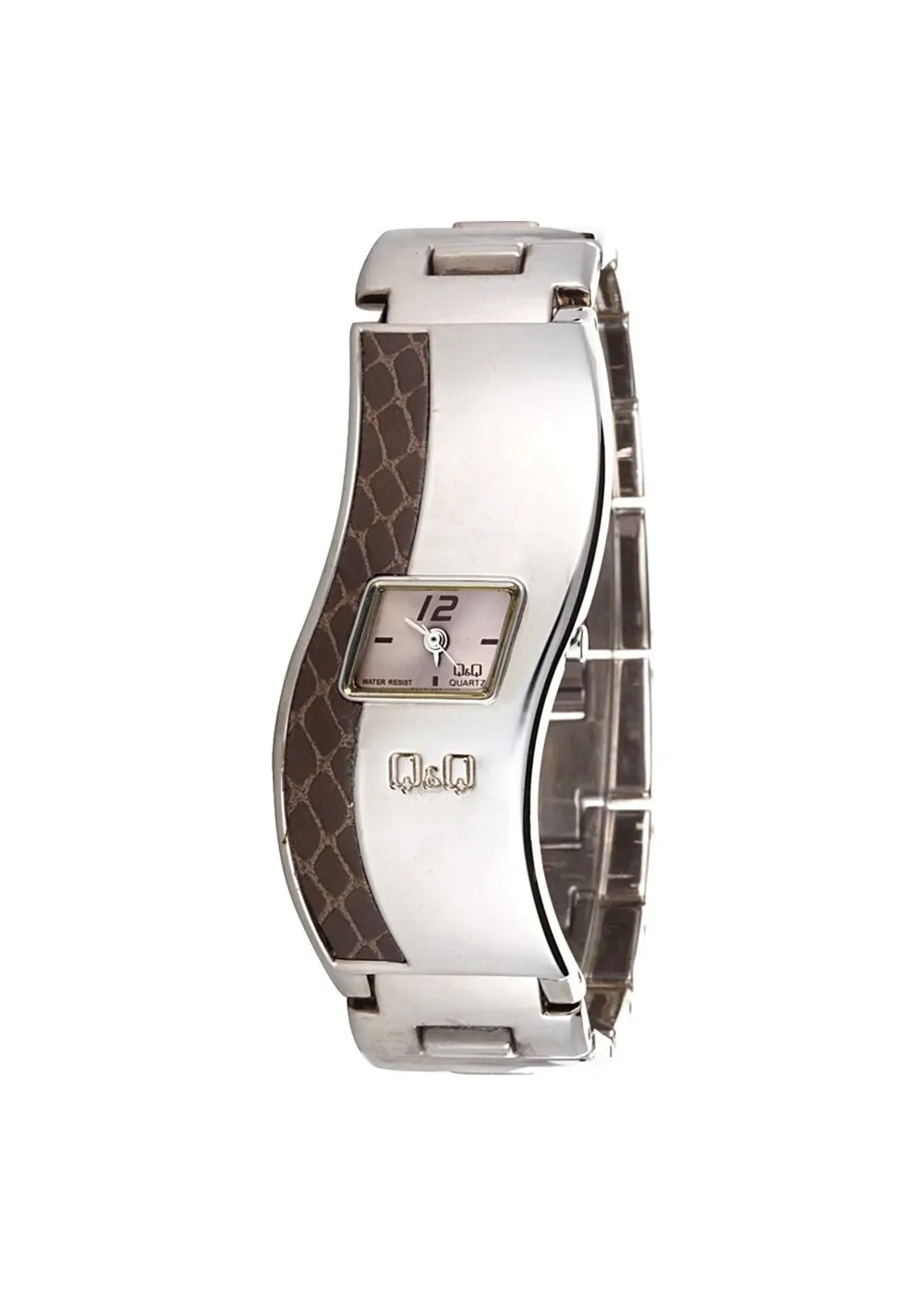 

2020 top Brand Luxury Fashion Women Silver Metal Quartz Wrist watch QVG76905 Q & Q