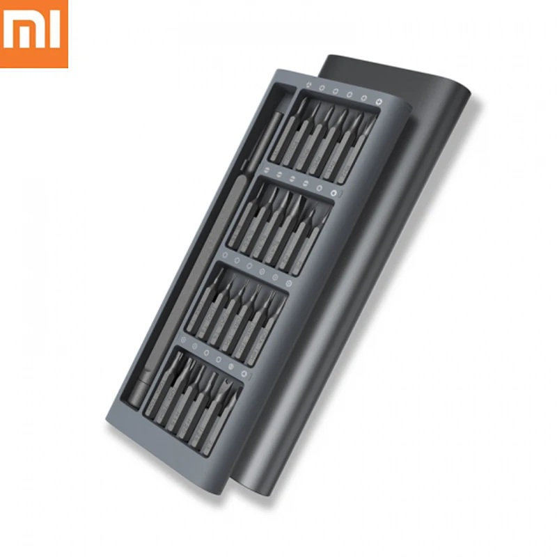 Xiaomi Mijia Wiha 24 в 1 Набор отверток магнитные инструменты для ремонта алюминиевая коробка Mijia Набор отверток Прямая поставка