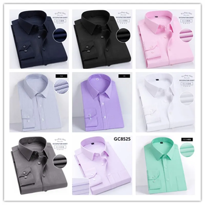 

Hongxing Erke 2 long sleeved shirts men's work clothes lining business men's white shirts work clothes one wholesale