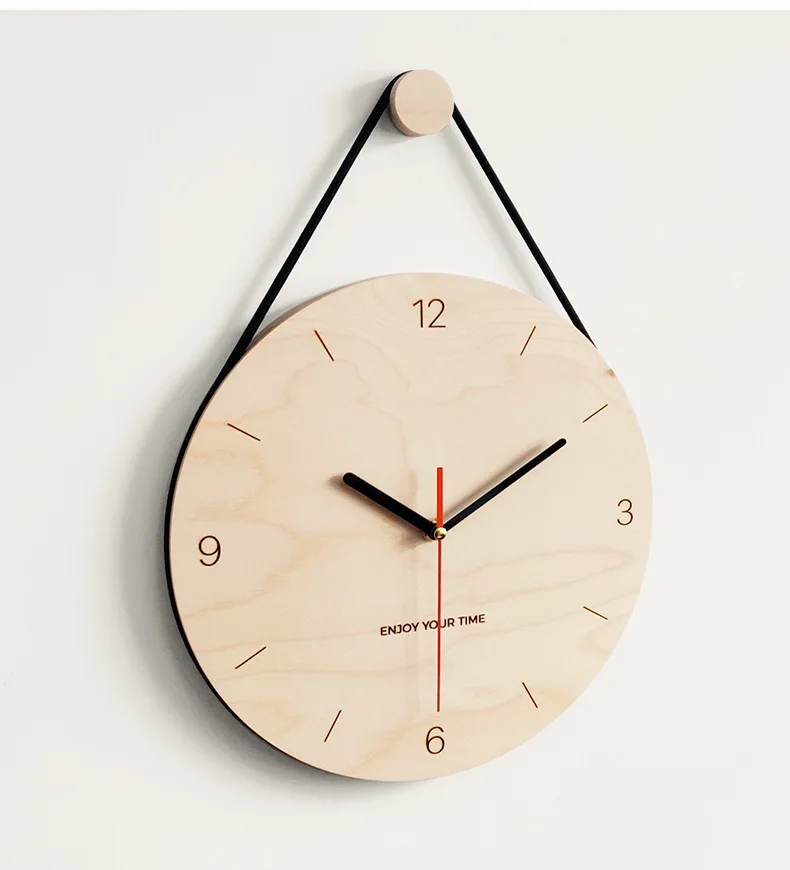 Милые Роскошные художественные Деревянные 3d настенные часы дизайнерские для