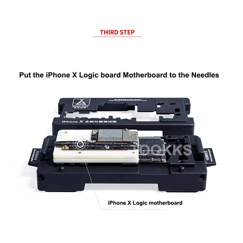 Для iPhone X/XS Max тестовая арматура для материнской платы, Двухуровневая функция материнской платы, тест er Upated от Qianli isoket