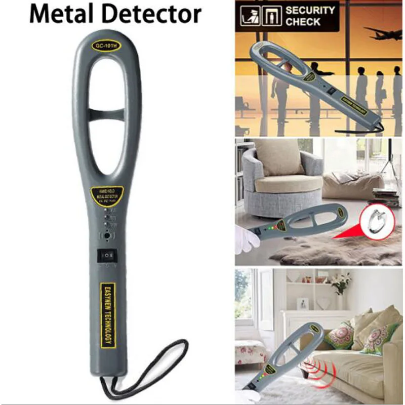 

GC-101H Handheld Professional Metal Detectors Security Check Bounty Instrument High Sensitivity Scanner Finder Instrument GC101H