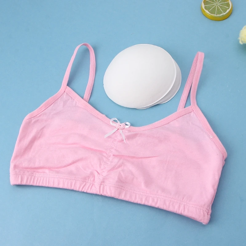 Нижнее белье для девочек подростков со спортивным бюстгальтером бюстгальтеры