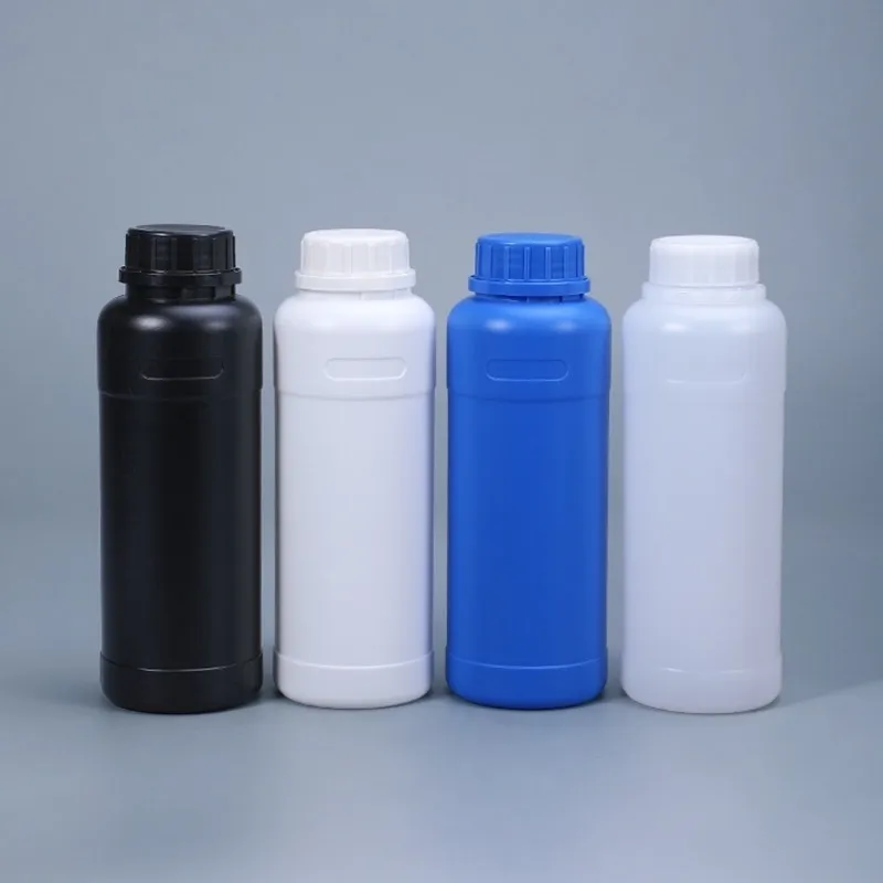 500 мл пустая круглая бутылка с крышкой из пищевого полиэтилена повышенной