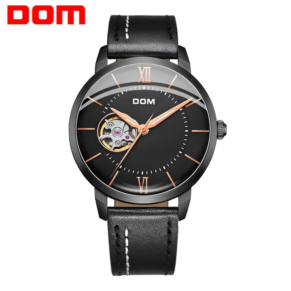 

Automatic Mechanical Watches for Men Husband DOM Brand Luminous Hands MIYOTA Movement Waterproof Mesh Steel Male Clock M-8120