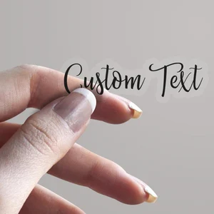 Пользовательские курсивные фраза или имя Виниловые наклейки лучший друг подарок наклейки для ноутбука милые наклейки водостойкая этикетка Macbook