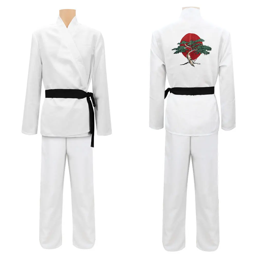 Профессиональная черно-белая форма для Каратэ с поясом стандартная взрослых