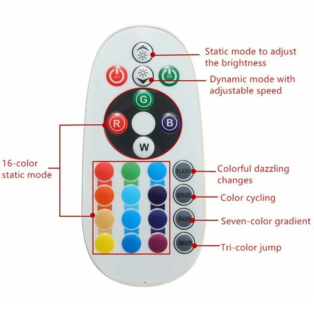 RGB с пультом дистанционного управления T10 31/41 мм 12SMD 5050 атмосферная лампа