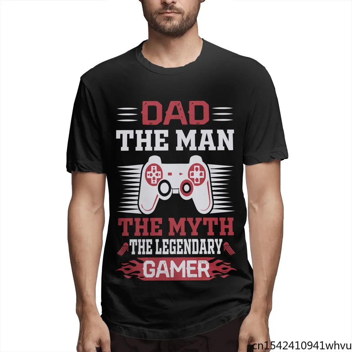 

DAD THE MAN Advanced Gamers Summer Fashion New 3D Printing Pattern Men's Short Sleeve Trend Casual Men T-shirt Size M-5XL