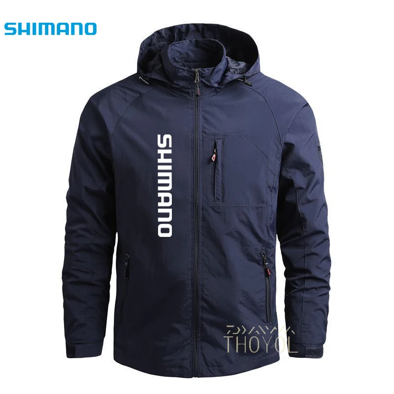 

Shimano Fishing Clothes Waterproof Fishing Jacket Breathable Thin Hooded Daiwa Fishing Clothing Men Outdoor Fishing Wear Sports