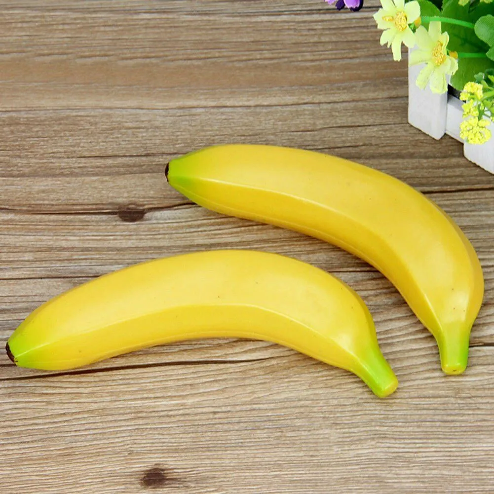 

Realistic Artificial Bananas Simulation Fruit Props Decors Display High Quality