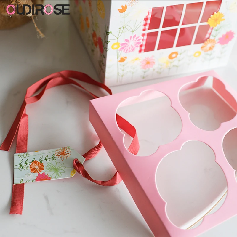 Милый дом выпечки Кекс пакет коробка для муссов и десертов бумажные подарочные