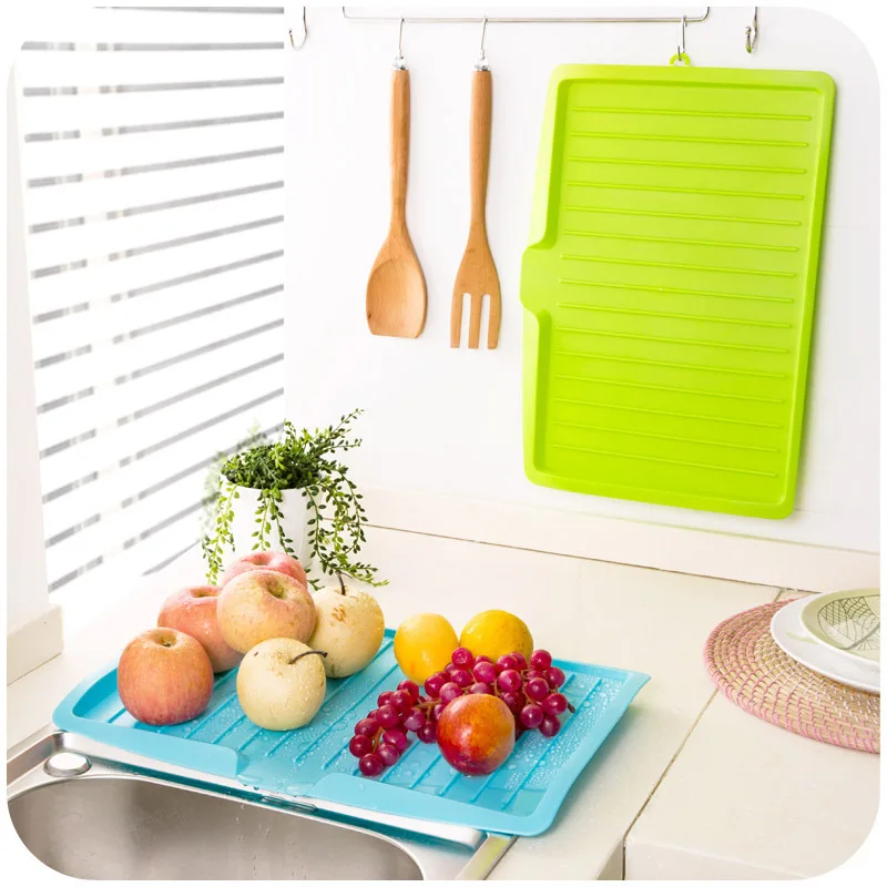 Поднос для сушки посуды GOALONE коврик пластиковая доска кухонный полезный