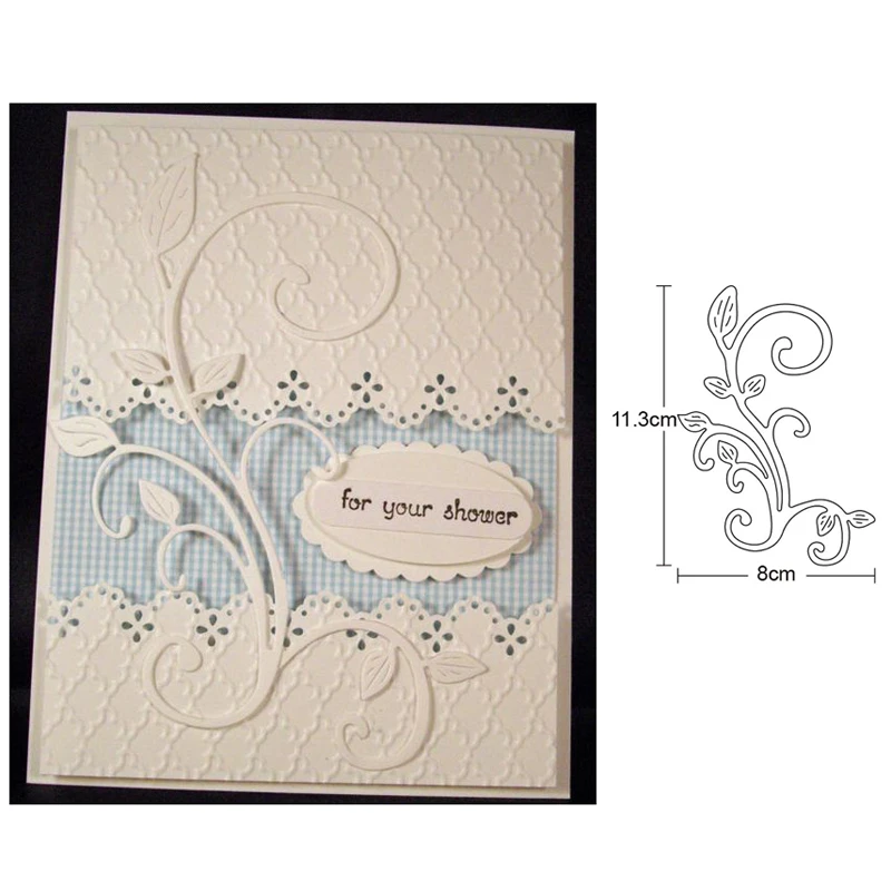 Металлические Вырубные штампы с листьями и цветами рамка сделай сам Новинка 2020