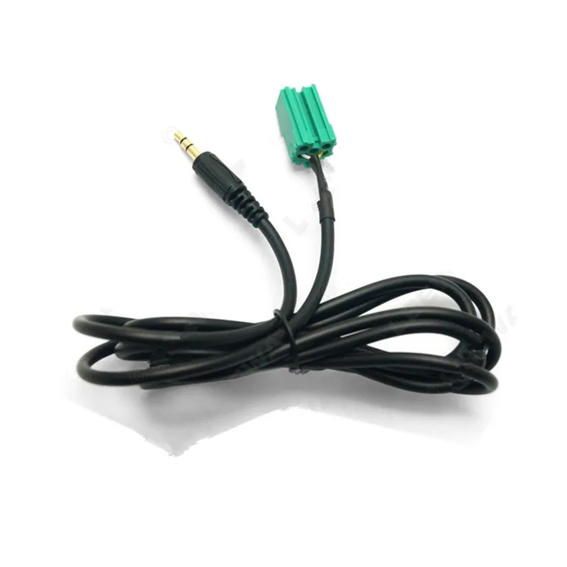 

High Quality Universal 3.5mm AUX CD Stereo Audio Line Input Cable For Renault Clio Megane Espace Kangoo Laguna 2005 - 2011