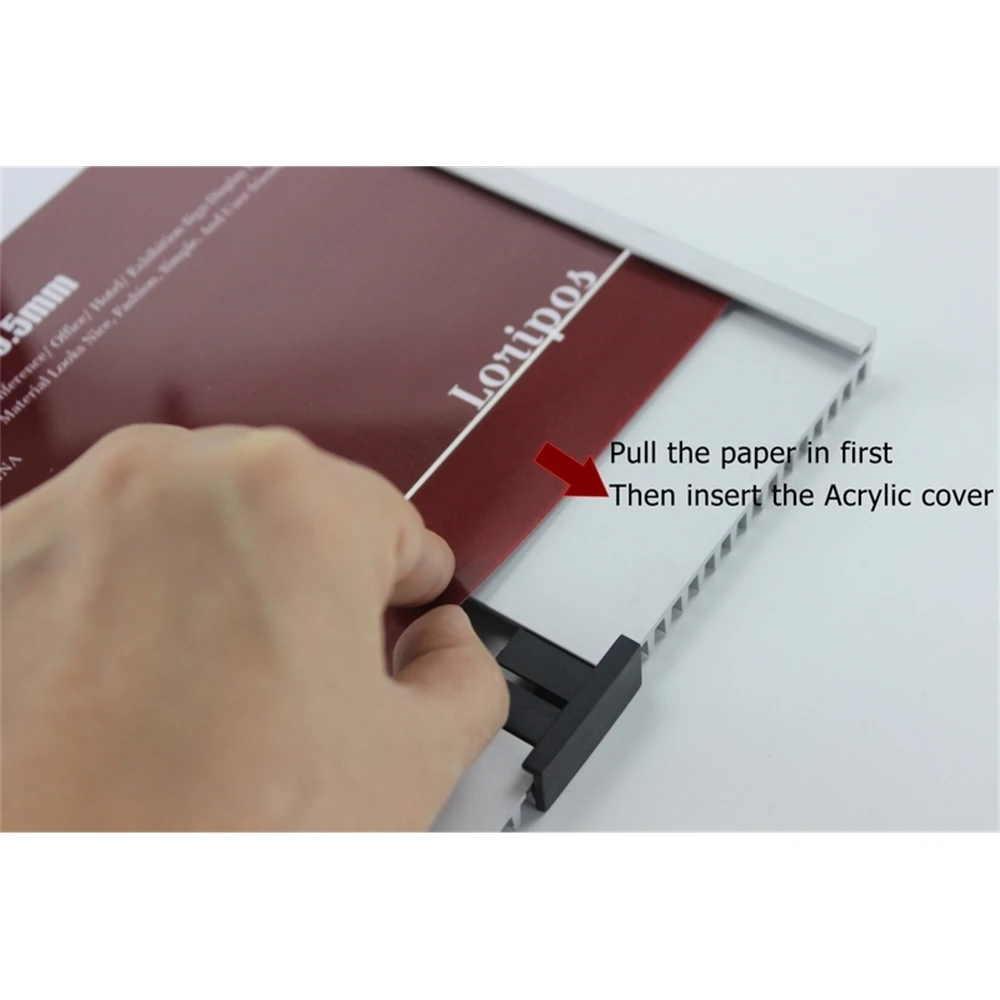 149*210 5 мм A5 металлическая настенная рамка секции знаки стеллаж для витрин