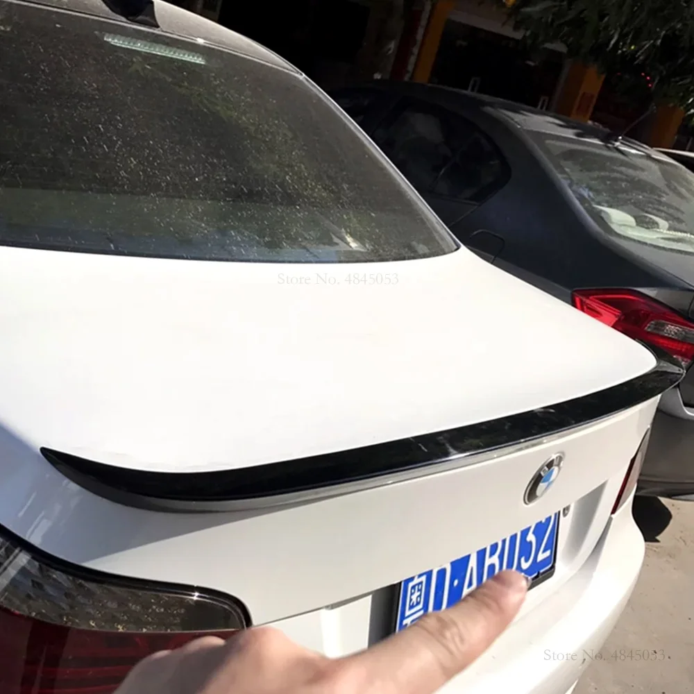 Задний черный спойлер из АБС пластика для BMW 5 серии 520i 523i 525i 530L M5 E60 2004 до