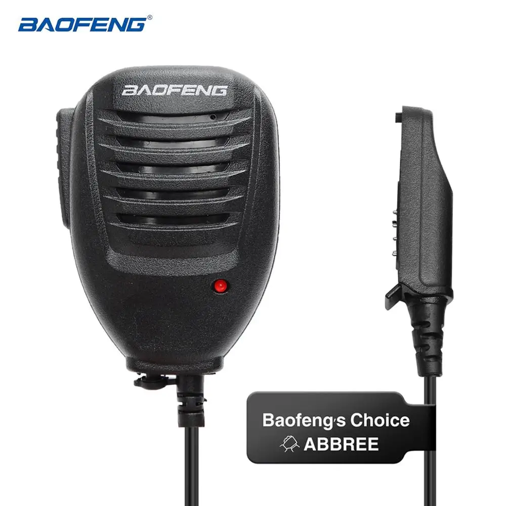 Водонепроницаемый ручной микрофон для Baofeng UV-XR A58 UV-9R Plus GT-3WP Двусторонняя