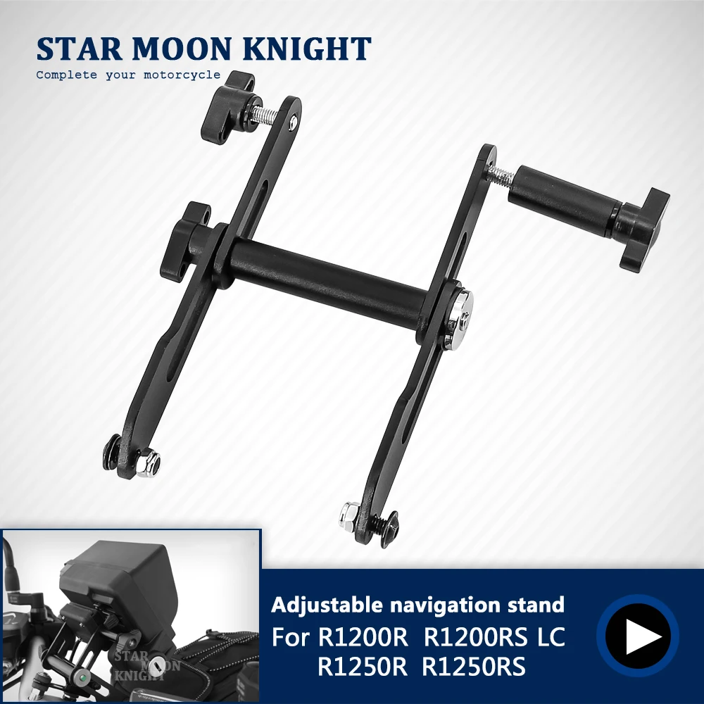 

Motorcycle Adjustable Extend Stand Holder Phone Mobile Phone GPS Plate Bracket For BMW R1200R R1200RS R1250R R1250RS LC